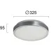 Plafoniera BRIGHT 4158900 Viokef LED, Alb, Grecia