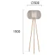 Lampadar IRIS 4160900 Viokef E27, Bej, Grecia