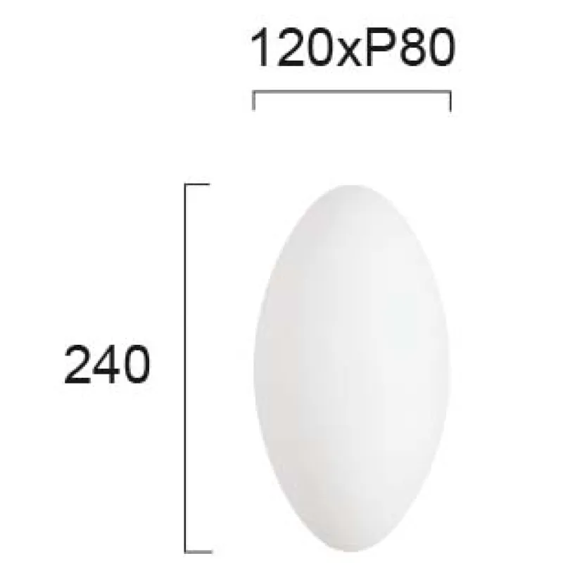 Aplica BIANCA 4161000 Viokef E14, Alb, Grecia