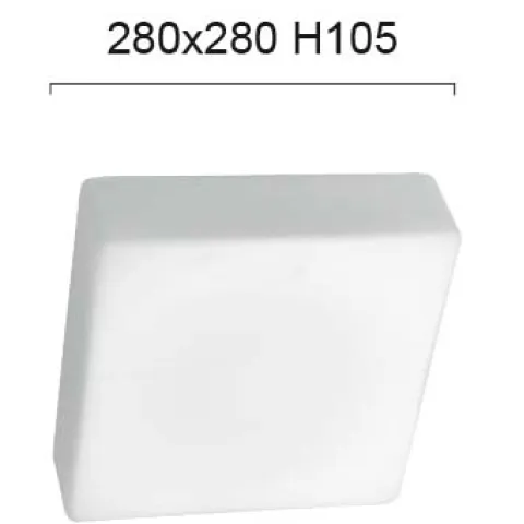 Plafoniera TITO 4161600 Viokef E27, Alb, Grecia