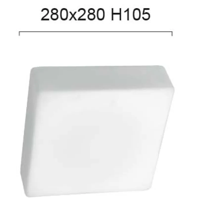 Plafoniera TITO 4161600 Viokef E27, Alb, Grecia