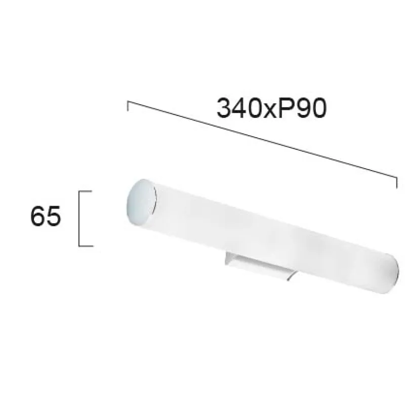 Aplica Baie FIBI 4181300 Viokef LED, Crom, Grecia