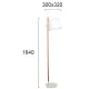Lampadar VIANA 4196000 Viokef E27, Alb, Grecia