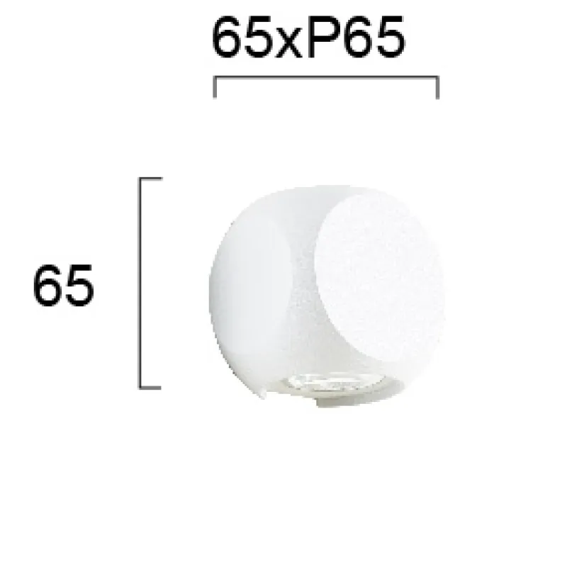 Aplica BALLITO 4210900 Viokef LED, Alb, Grecia