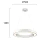 Suspensie APOLLO 4214000 Viokef LED, Alb, Grecia