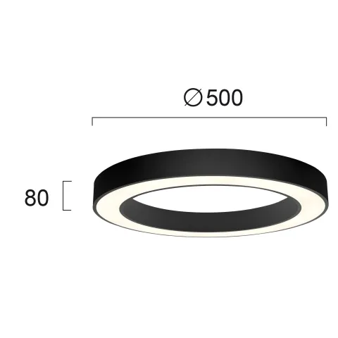 Plafoniera APOLLO 4214101 Viokef LED, Negru, Grecia