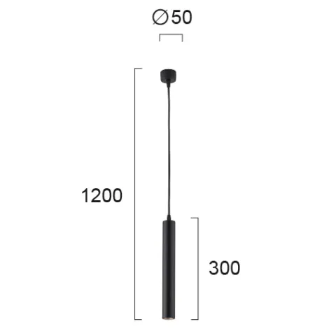 Pendul NESTOR 4214301 Viokef LED, Negru, Grecia