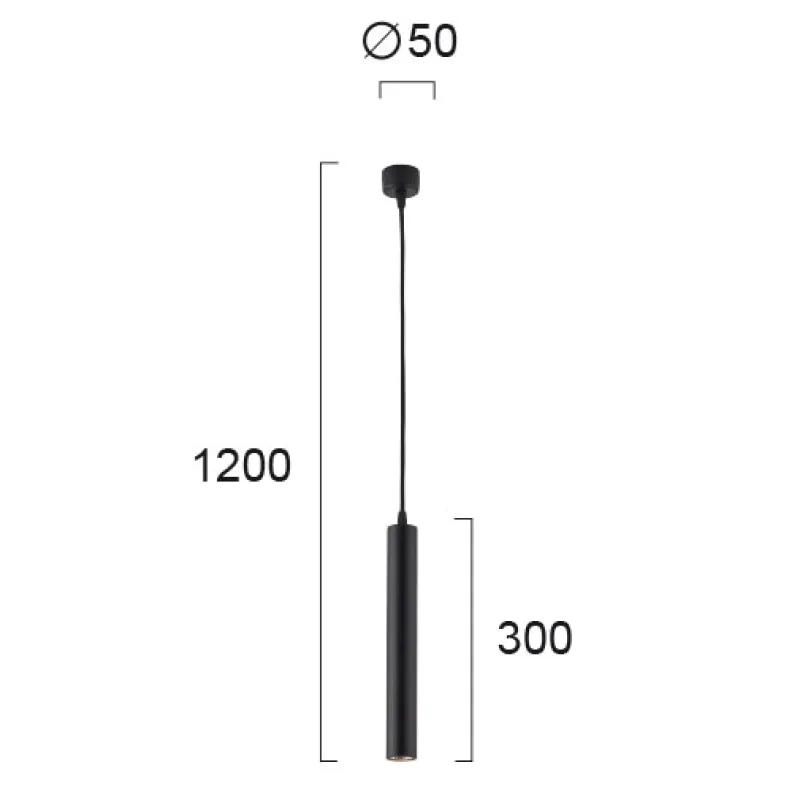 Pendul NESTOR 4214301 Viokef LED, Negru, Grecia