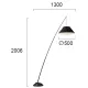 Lampadar ROD 4221000 Viokef E27, Negru, Grecia