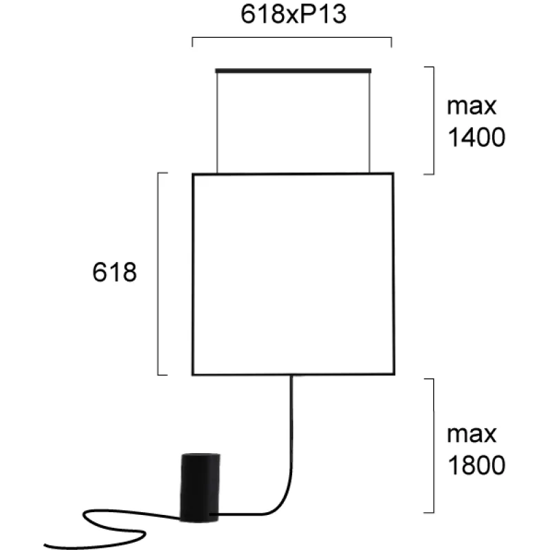 Aplica SHADOW 4222200 Viokef LED, Negru, Grecia