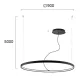 Suspensie VERDI 4224301 Viokef LED, Negru, Grecia