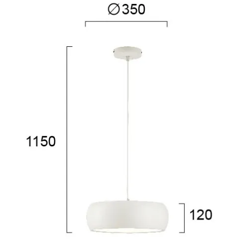 Pendul SALI 4227600 Viokef LED, Alb, Grecia