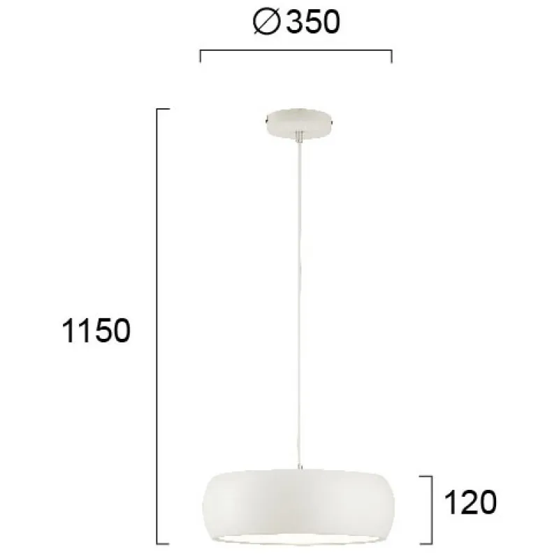 Pendul SALI 4227600 Viokef LED, Alb, Grecia