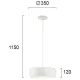 Pendul SALI 4227600 Viokef LED, Alb, Grecia
