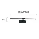 Aplica Baie JASPER 4234901 Viokef LED, Negru, Grecia
