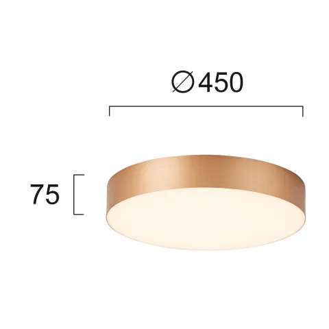 Plafoniera BRUCE 4235300 Viokef LED, Auriu, Grecia