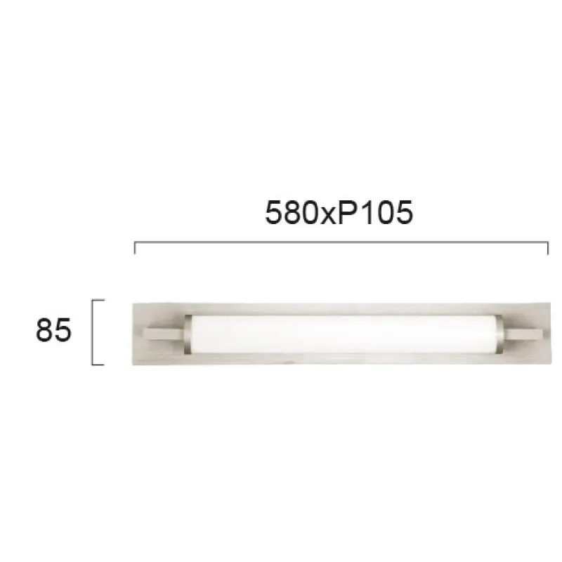 Aplica Baie SALLY 4238000 Viokef LED, Argintiu, Grecia