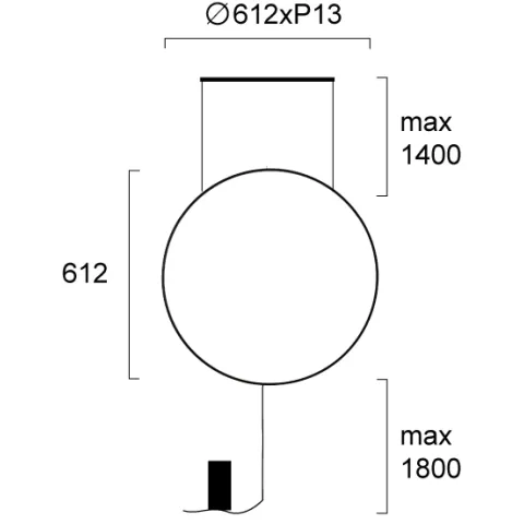 Aplica SHADOW 4250500 Viokef LED, Negru, Grecia