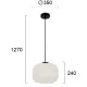Pendul ASTOR 4253000 Viokef E27, Alb, Grecia