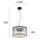 Suspensie RONDA 4256200 Viokef E14, Transparent, Grecia