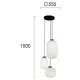 Suspensie ASTOR 4257900 Viokef E27, Opal, Grecia