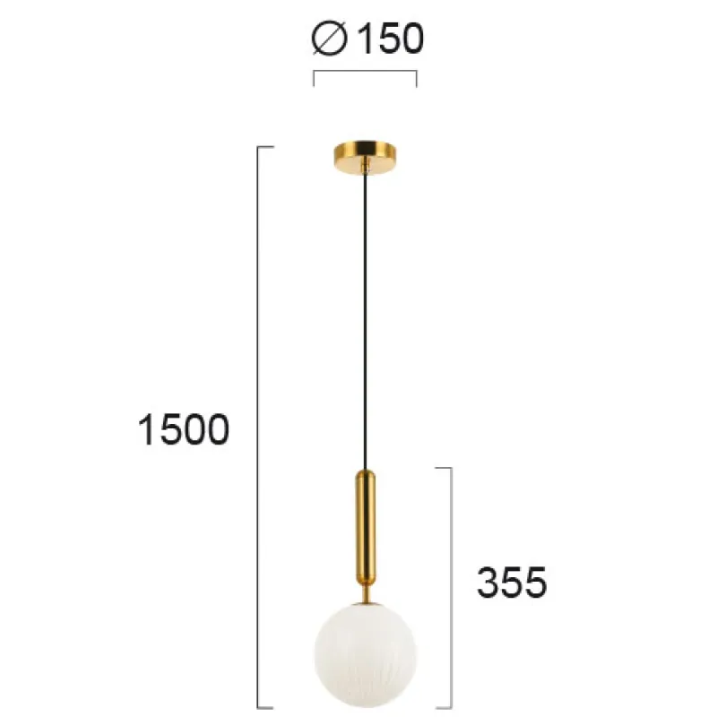 Pendul JOLIN 4259300 Viokef G9, Opal, Grecia