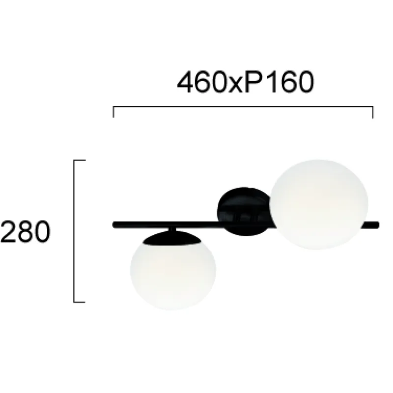 Aplica FLORIS 4260200 Viokef E14, Alb, Grecia