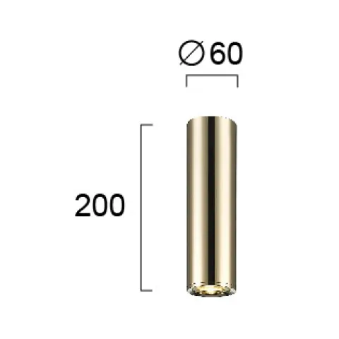 Plafoniera BALLET 4265001 Viokef GU10, Auriu, Grecia