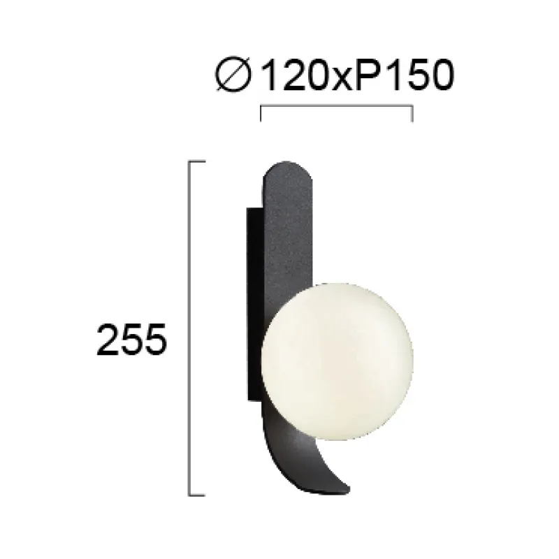 Aplica POLINA 4266200 Viokef G9, Opal, Grecia