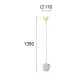 Pendul DIAMOND 4267400 Viokef G9, Grecia