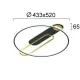 Plafoniera QUEEN 4272400 Viokef LED, Negru, Grecia