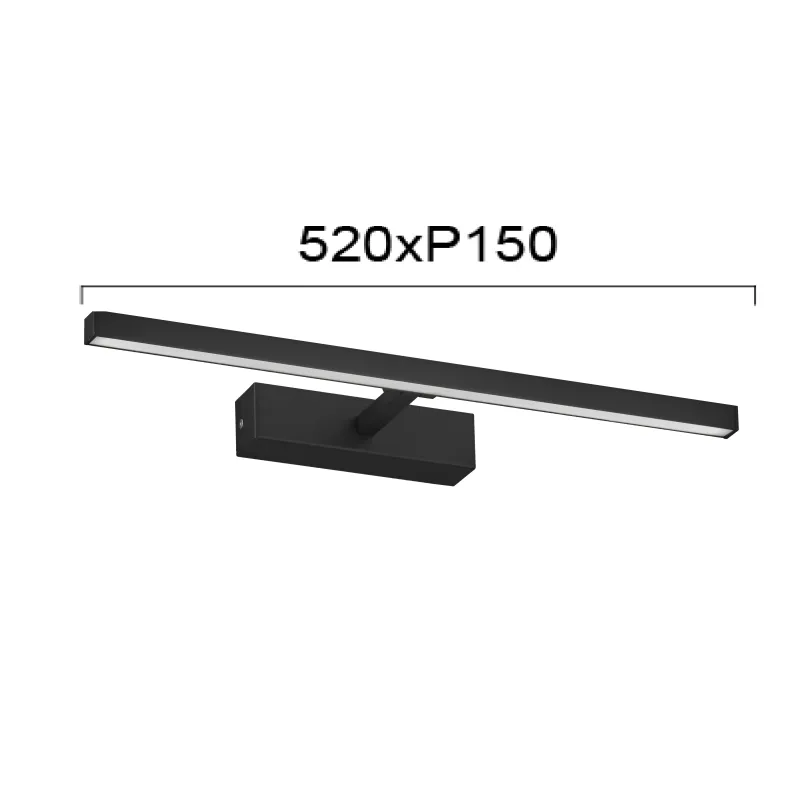 Aplica TOD 4272600 Viokef LED, Negru, Grecia