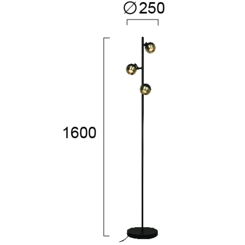 Lampadar RINGO 4273600 Viokef GU10, Alama, Grecia