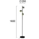 Lampadar RINGO 4273600 Viokef GU10, Alama, Grecia