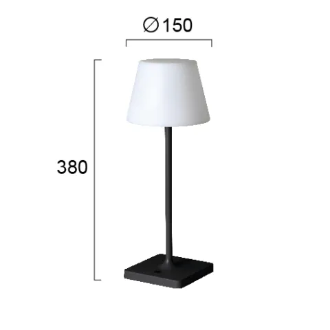 Veioza HAPPY 4276100 Viokef LED, Alb, Grecia