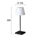 Veioza HAPPY 4276100 Viokef LED, Alb, Grecia