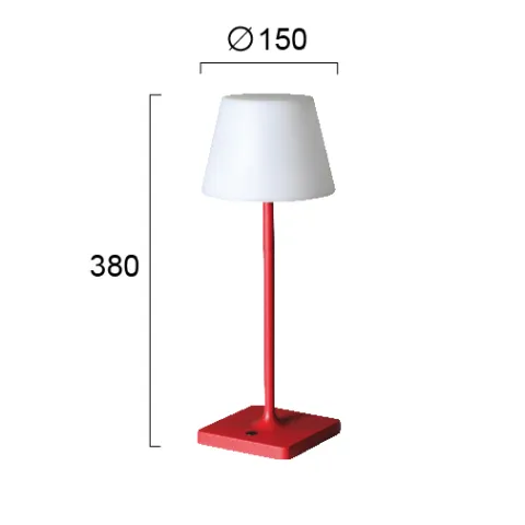 Veioza HAPPY 4276102 Viokef LED, Alb, Grecia