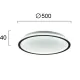 Plafoniera ARLA 4276301 Viokef LED, Negru, Grecia