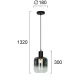 Pendul ADAM 4278200 Viokef E27, Fumuriu, Grecia