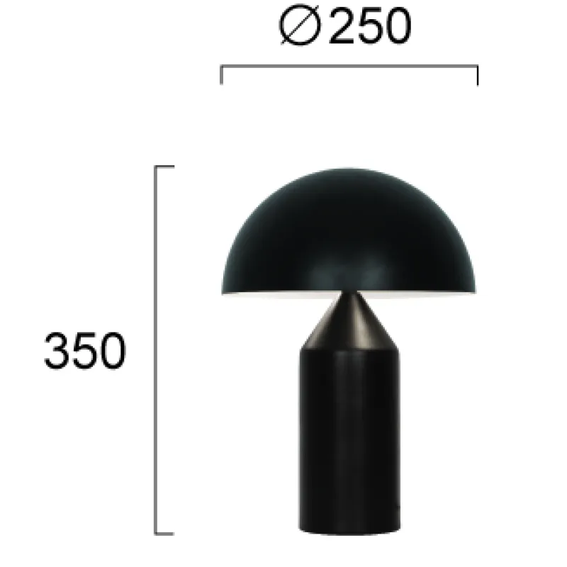Veioza NILSON 4278900 Viokef E14, Negru, Grecia