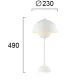 Veioza TULIP 4283300 Viokef E27, Alb, Grecia