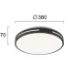 Plafoniera ALEXIA 4287701 Viokef LED, Negru, Grecia