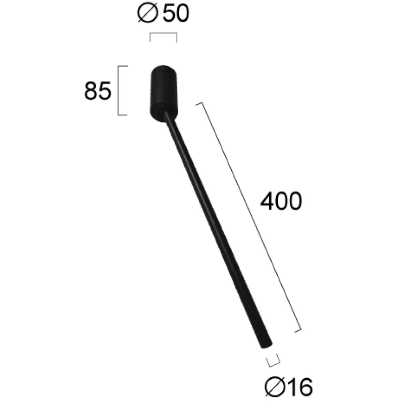 Plafoniera ZENIA 4291000 Viokef LED, Negru, Grecia