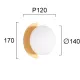 Aplica DARCY 4292001 Viokef G9, Alb, Grecia