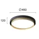 Plafoniera ADRIANA 4292600 Viokef LED, Negru, Grecia