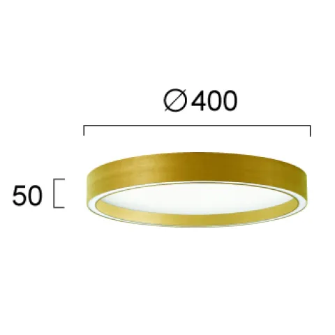 Plafoniera VANESSA 4292701 Viokef LED, Auriu, Grecia