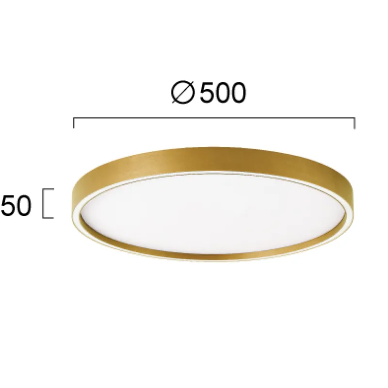 Plafoniera VANESSA 4292801 Viokef LED, Auriu, Grecia