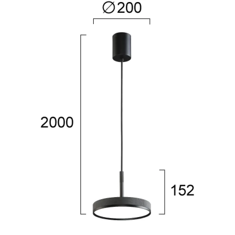 Pendul DON 4300300 Viokef LED, Gri, Grecia