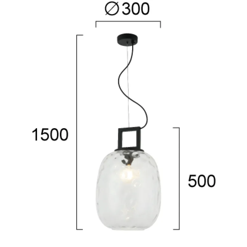 Pendul LUCY 4302800 Viokef E27, Grecia