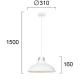Pendul VELMA 4316500 Viokef E27, Alb, Grecia